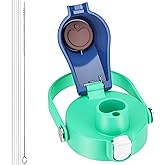 2 IN 1 Lid for Owala Freesip Cups, Replacement Lid for Owala 16oz 24oz 25oz 32oz 40oz, One Button Water Bottle Top Lid,BPA-Free Owala Accessories, Leak-Proof and Dishwasher Safe