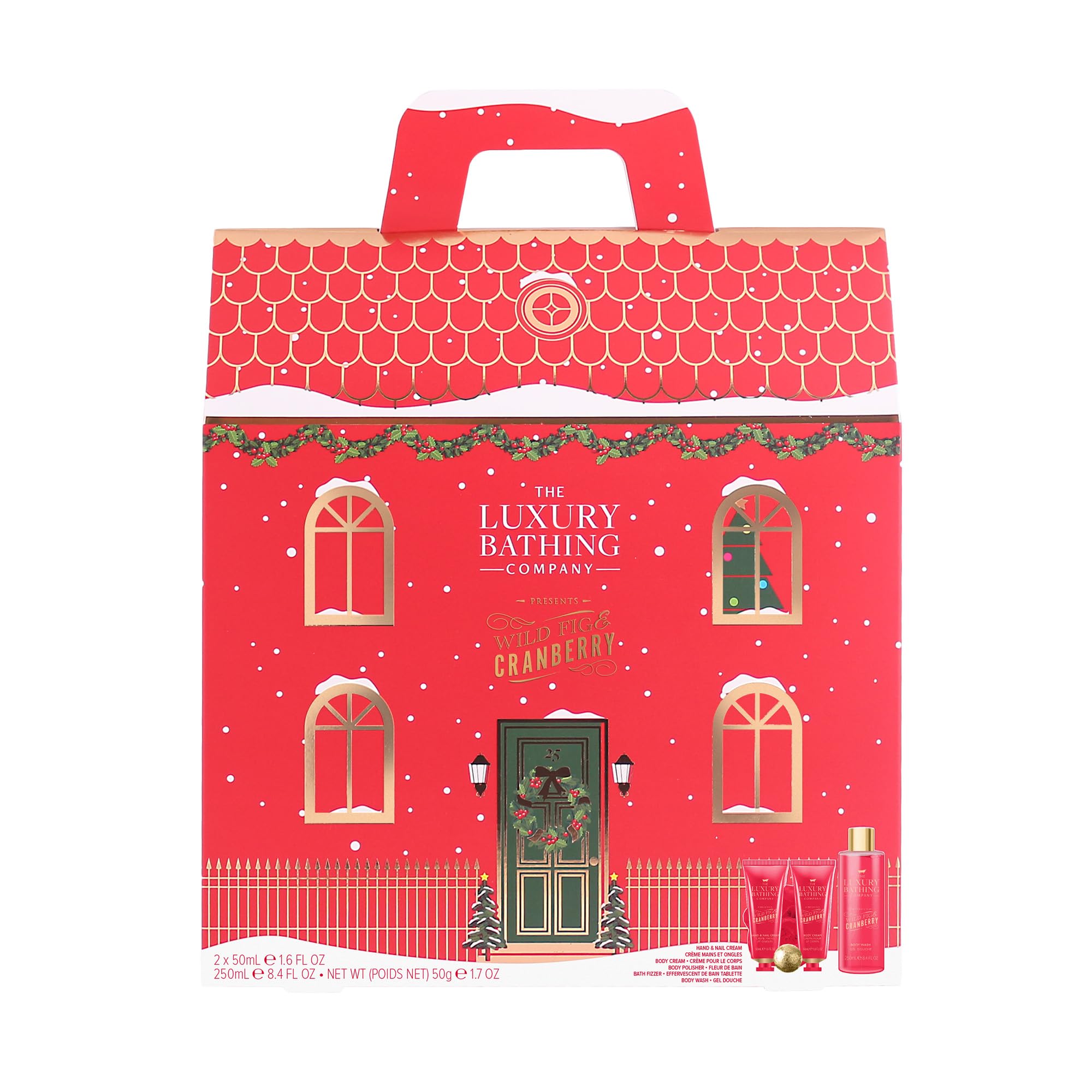 The Luxury Bathing Company - Wild Fig & Cranberry Ultimate Bathing Gift Set - Vegan Friendly