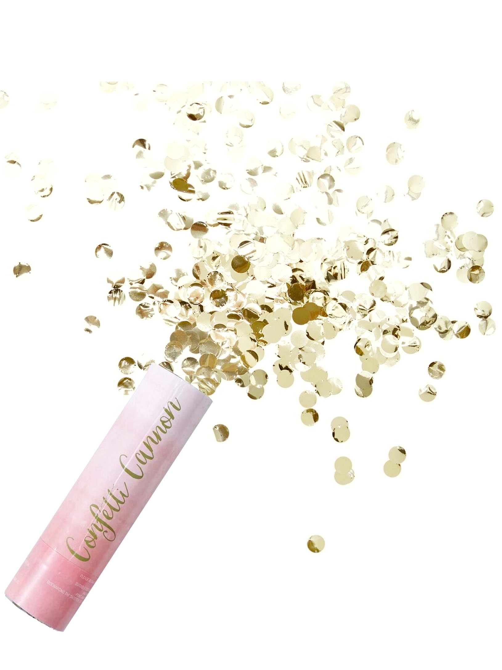 Ginger Ray Pink Ombre Compressed Air Confetti Cannon Party Popper Shooter - Pick And Mix
