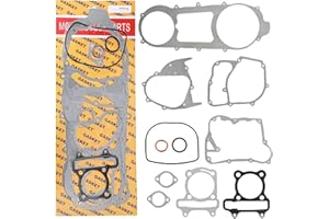 Minho GY6 150cc Complete Long Case Engine Gasket Kit Fit for Chinese GY6 4-Stroke 152QMI 157QMJ Engine Scooter Moped ATV Go Kart,57.4mm Cylinder Gasket