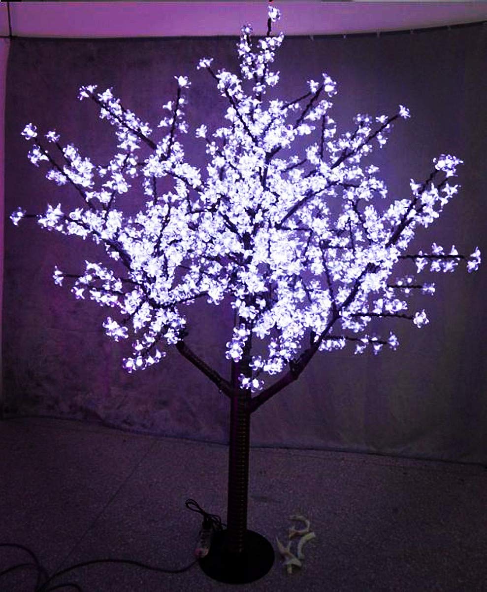 Home & Garden 8ft Tall Cherry Blossom Flower Tree 600 LED Light 2