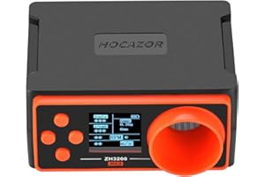 Hocazor Upgrade ZH3200 Airsoft Shooting Chronograph, Gun Speed Tester for Airsoft, Ballistic Shooting, Paintball Bullet Velocity Tester, MPS/FPS Joules Air Rifle, Accurate & Reliable Speed Measurement