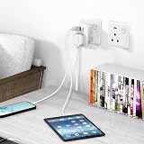 SHUOMAO UK to South Africa Plug Adapter with 4 USB Ports Type M view 7