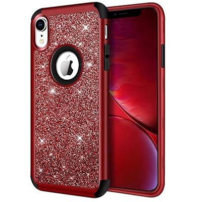 Hython Heavy-Duty Bling Glitter Case for iPhone XR, Kuwait Ubuy