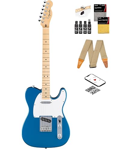 Amazon.com: Fender Standard Telecaster Electric Guitar - Aqua