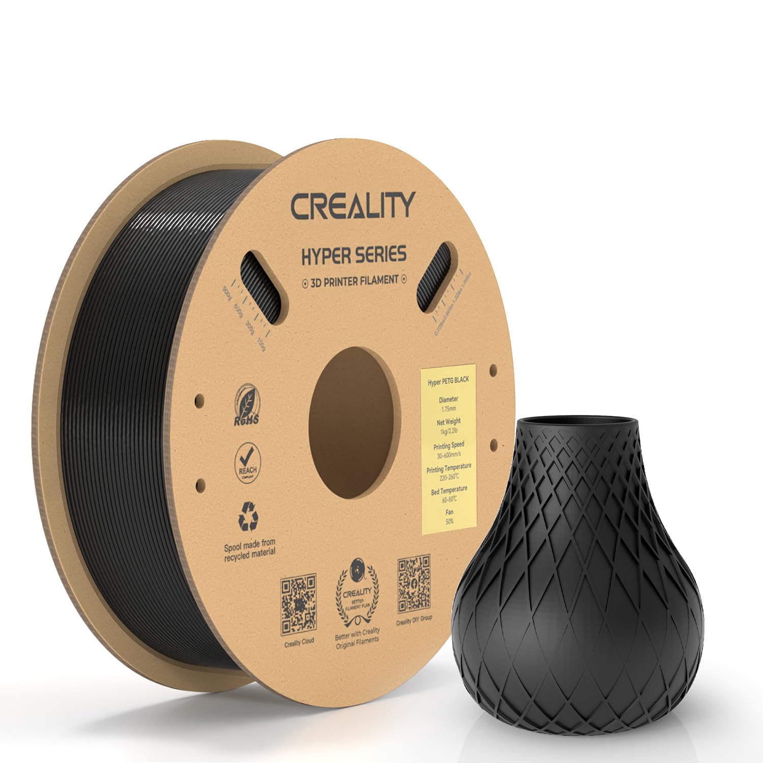 Creality Official Hyper PETG Filament 1.75mm, High