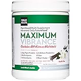 Vibrant Health, Maximum Vibrance, Complete Vegan Meal Shake with Plant-Based Protein, Vanilla Bean, 15 Servings (FFP)
