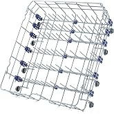 3751DD1001J Dishwasher Lower Rack Replacement Parts for LG Lower Dish Rack Drawer Dish Washer Tray Wheels Roller Holder Clips LG LDF7774ST LDF7551ST LDF5545ST Dishwasher Bottom Dishrack Assembly 1 Pcs