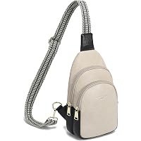 Seoky Rop Women's Leather Crossbody Sling Bag - Small Travel Shoulder Bag, Multi-Pocket, Adjustable Strap