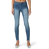 No nonsense Women's Frayed Edge Denim Leggings