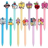 IESCOO Teacher Pens, 12 Pcs Cute Ballpoint Pens for Teacher Appreciation Week Gifts Teaching Supplies Fun Pens