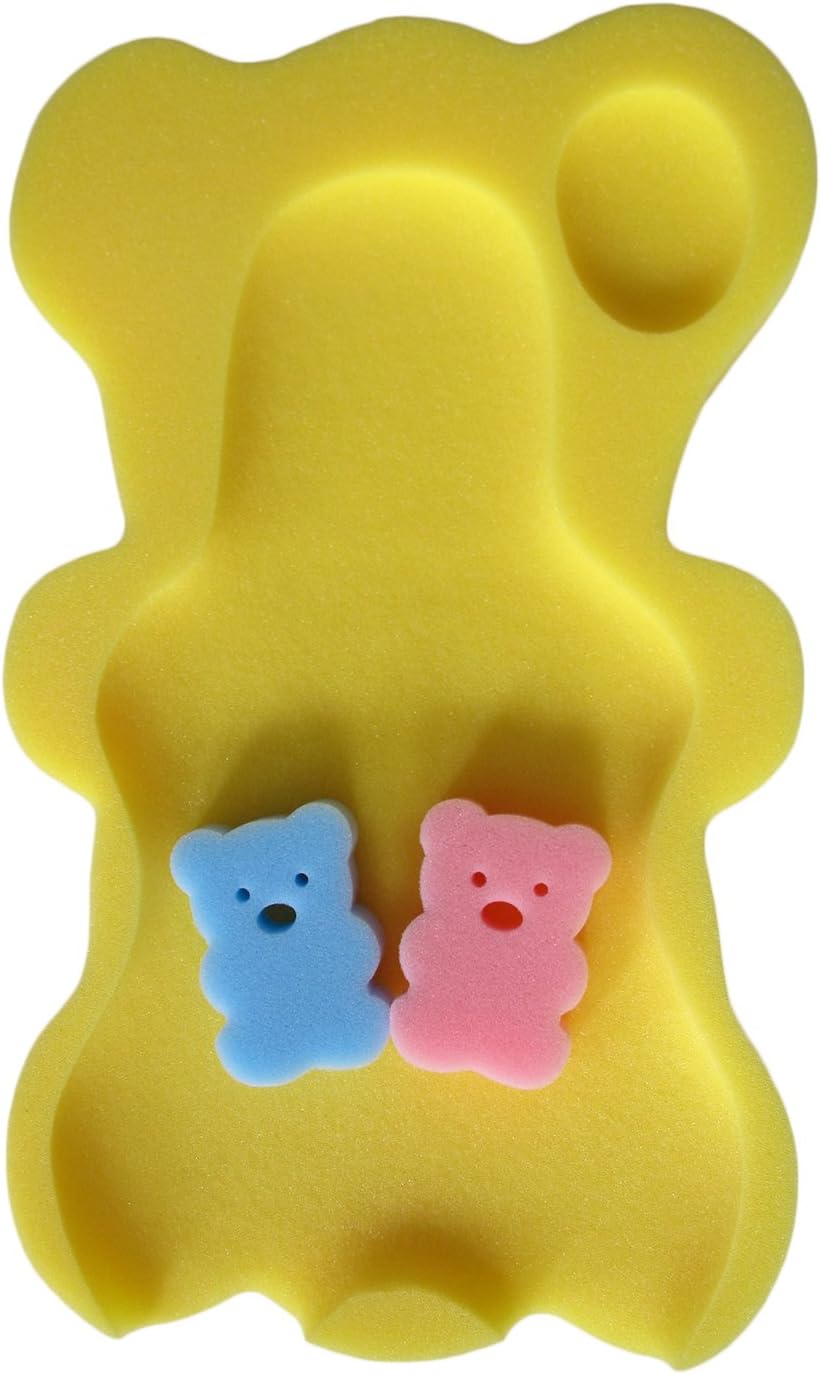 Eozy ベビー 赤ちゃん用 お風呂マット 新生児 シャワー スポンジマット ソフト 柔らかい マット おふろ用品 保護 安心 ベビーバス用品 幼児用品 イエロー ベビースポンジ ベビー マタニティ 通販 Amazon