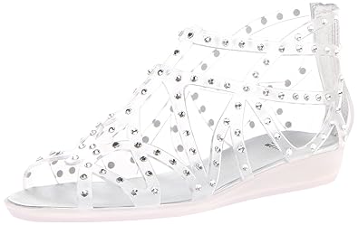 stuart weitzman crystal jelly sandals