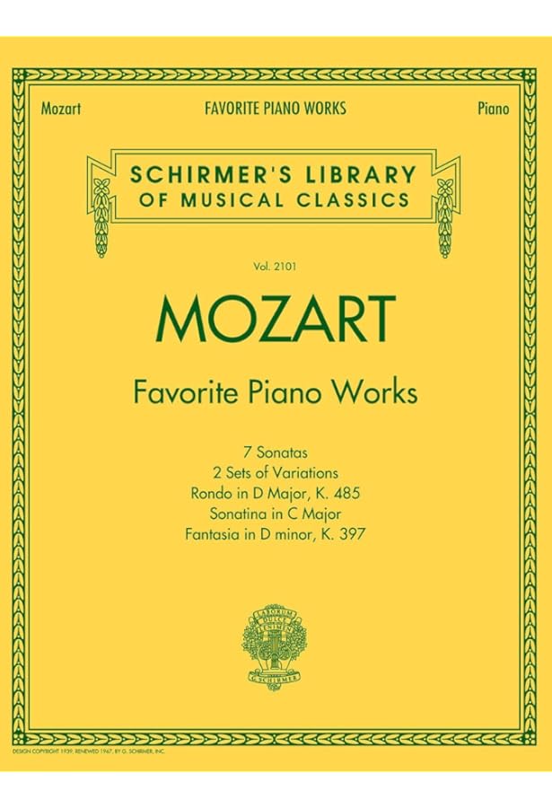 Mozart: Nineteen Sonatas for the Piano - Book 1 Nos. 1-10