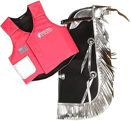 Saddle Barn Tack Mutton Bustin Chap And Vest Combo Protective