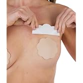 ToBeInStyle Women's 3 Pairs of Self Adhesive Invisible Push-Up Bra