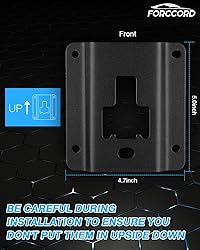 Forccord 4pcs Tie Down Anchors Plates for Ford F150