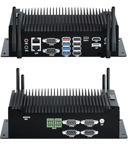 Fabrik preis J6412 Quad Core Dual LAN 2HD 8USB Lüfter loser eingebetteter Mini-P