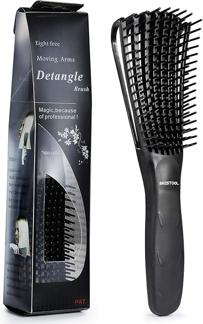 BESTOOL Detangle Hair Brush for Black Natural Hair Curly 3/4abc Texture