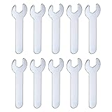 HARFINGTON 10pcs Small Wrench 10x70x1.5mm Metric