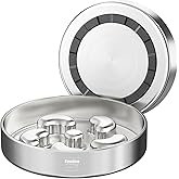 Feedoo Slow Feeder Dog Bowl-2Cups for Medium Breeds, Double Wall Food-Grade Stainless Steel, Heavy Duty with Non-Slip Rubber 