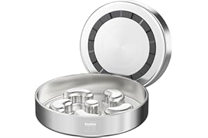 Feedoo Slow Feeder Dog Bowl-2Cups for Medium Breeds, Double Wall Food-Grade Stainless Steel, Heavy Duty with Non-Slip Rubber Base, Puzzle Maze Bowl to Slow Down Eating