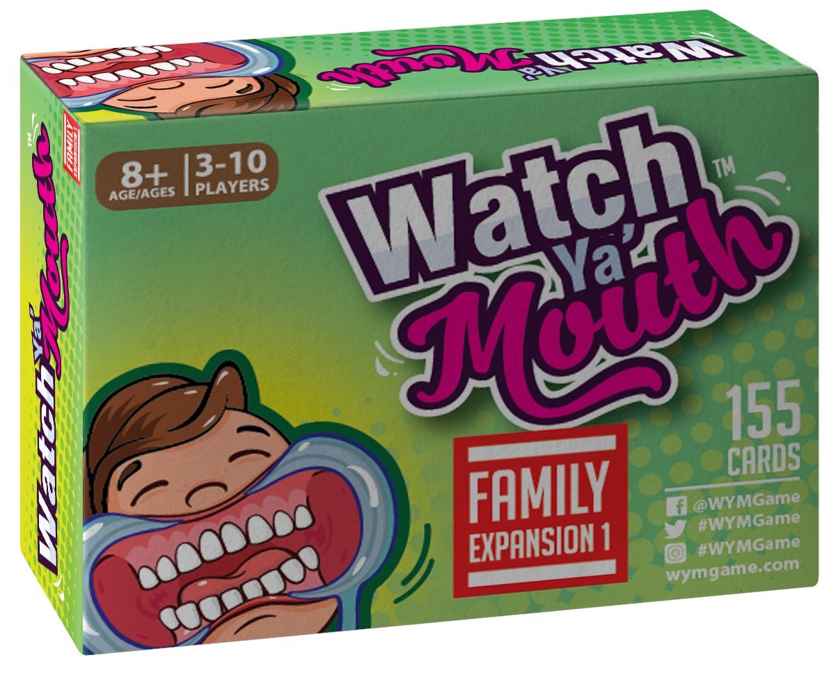 Buy Watch Ya' Mouth Family Expansion 1 Card Game Pack, for All Mouth