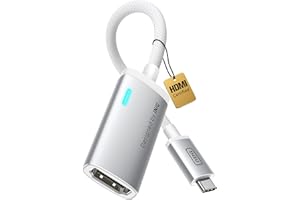 INIU USB C to HDMI Adapter (4K@60Hz), USB-C Adapter (4K HDMI), for MacBook Pro, MacBook Air, iPad Pro, iPhone 17 16, Pixelboo