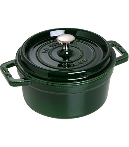Amazon.com: Staub Cast Iron 1-qt Pig Cocotte - Graphite Grey, Made