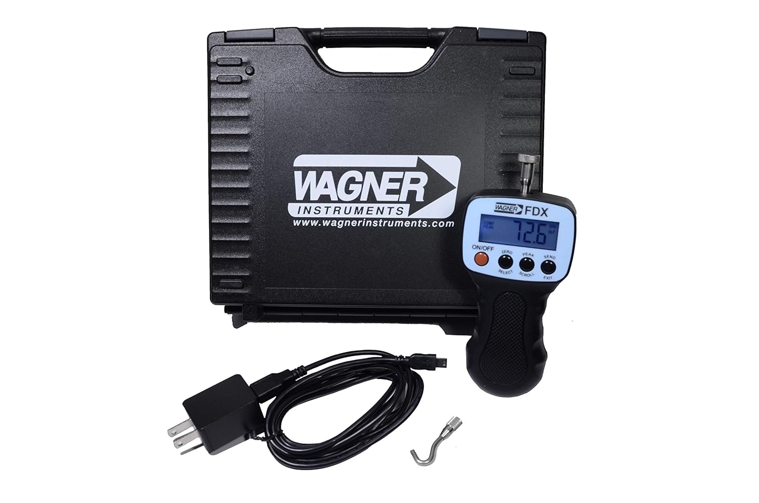 Wagner Instruments FDX Digital Force Gauge 100 x 0.1 lbf tillescenter Motion, Speed & Force Test