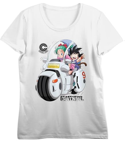 Dragon Ball Classic Bulma on Women's Athletic Heather Crop-XS at