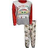 Briefly Stated Womens Star Wars Mandalorian Joy to the Galaxy Ladies Plus Size Pajama