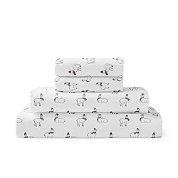 Brielle Home Flannel Sheet Set Cotton Soft Warm