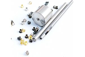 NAFURAHI 100PCS Color Mix Tiny 1.5/2/2.5mm Grommets Eyelets for Shoes, Clothes, Leather, Canvas bjd Eyelets with Fixing Tools (1.5mm)