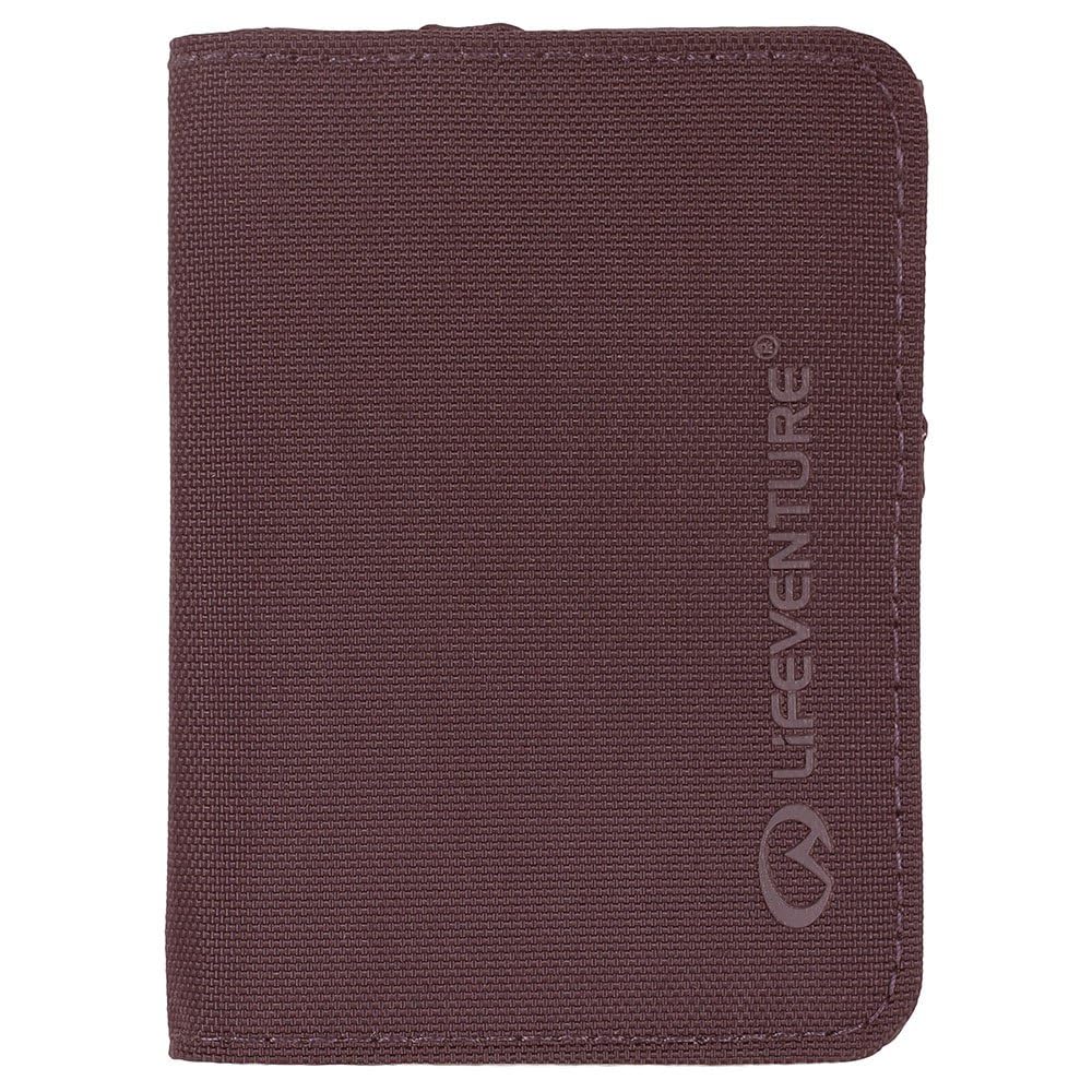 Lifeventure RFID Card Wallet, Recycled, Plum, One Size