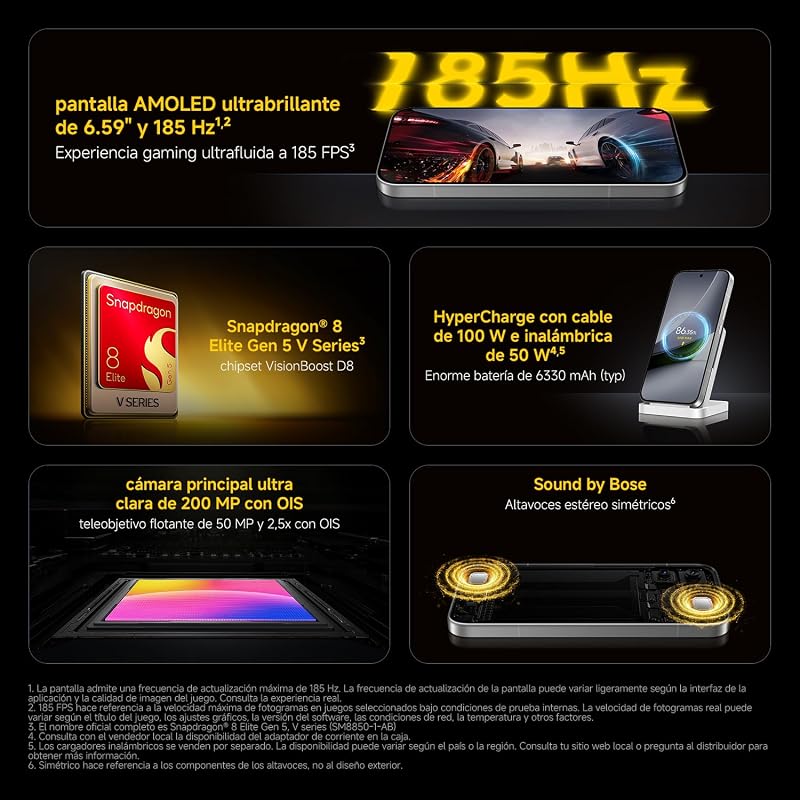 POCO F9 Pro, Smartphone 12+256, Preto, bateria 6330mAh, carregamento de 100 W