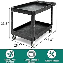 YITAHOME Utility Service Cart on Wheels, 550 lbs