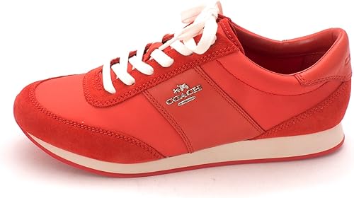 coach red sneakers