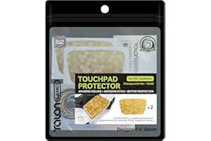 TALONGAMES Touchpad Protect Skin Compatible with PS5 Dualsense Controller, Enhanced Texture for Playstation,Pre-Cut,Easy to Apply,Easily Add Protection (Honeycomb Hex Gold)