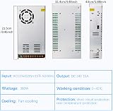 Redrex 24V 15A 360W DC Universal Switching Power Supply Unit 3D Printer CCTV LED view 6