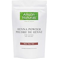 Henna Natural Powder 100 gm (Mehndi) - 100% Pure & Natural-by Amson Naturals