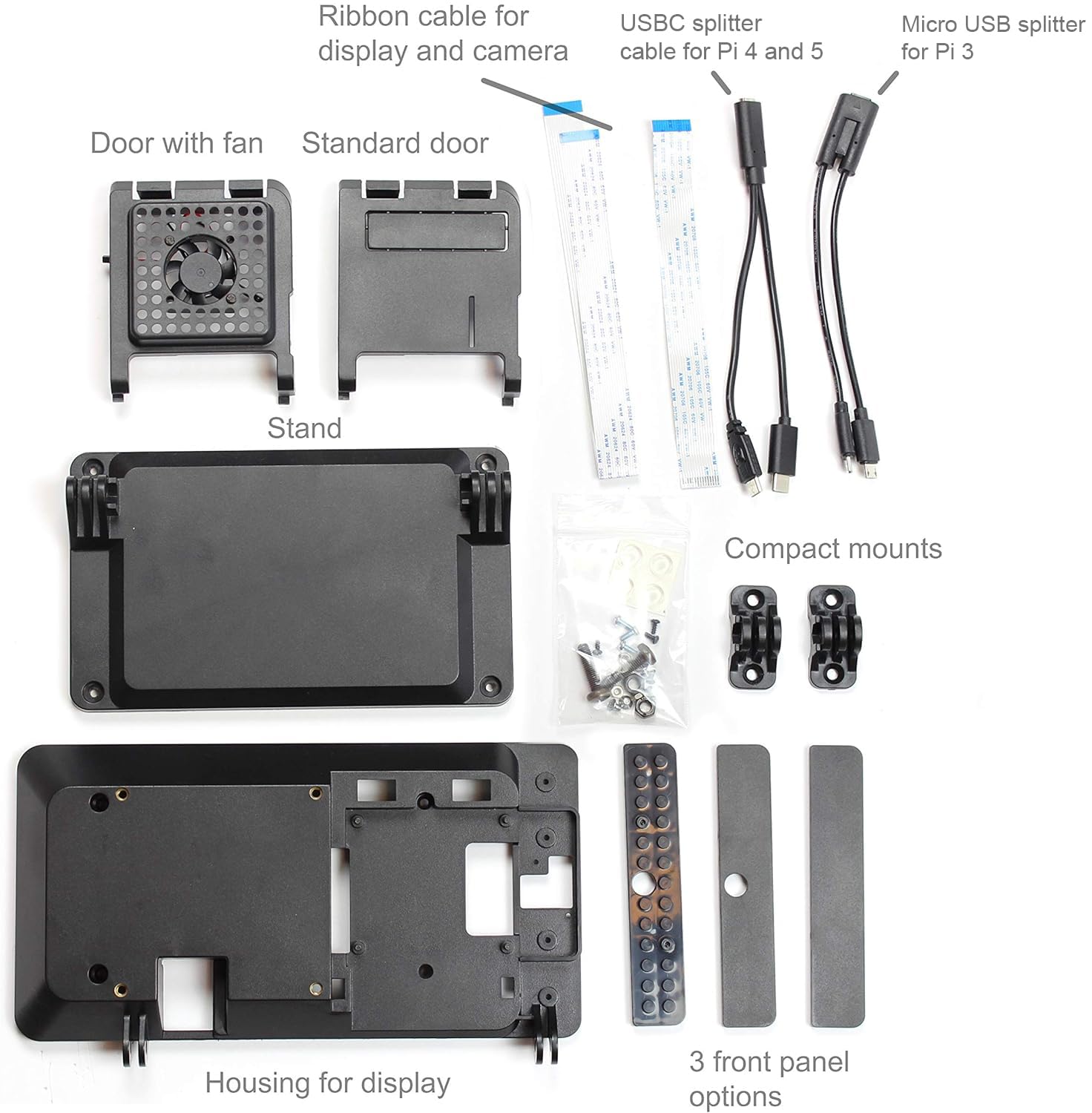 SmartiPi Touch 2 - Case for The Official Raspberry Pi 7