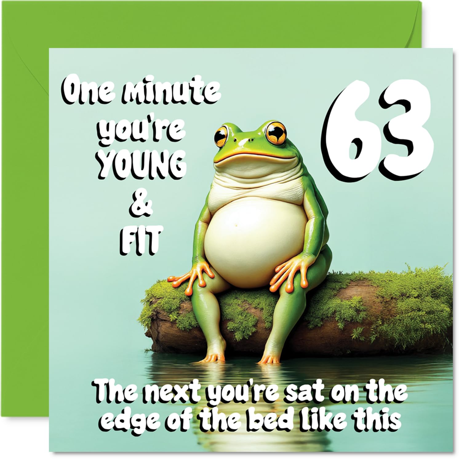 Funny 63rd birthday card at its all-time...