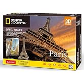 Cubic Fun Paris Eiffel Tower 80 Pieces 3D Puzzles