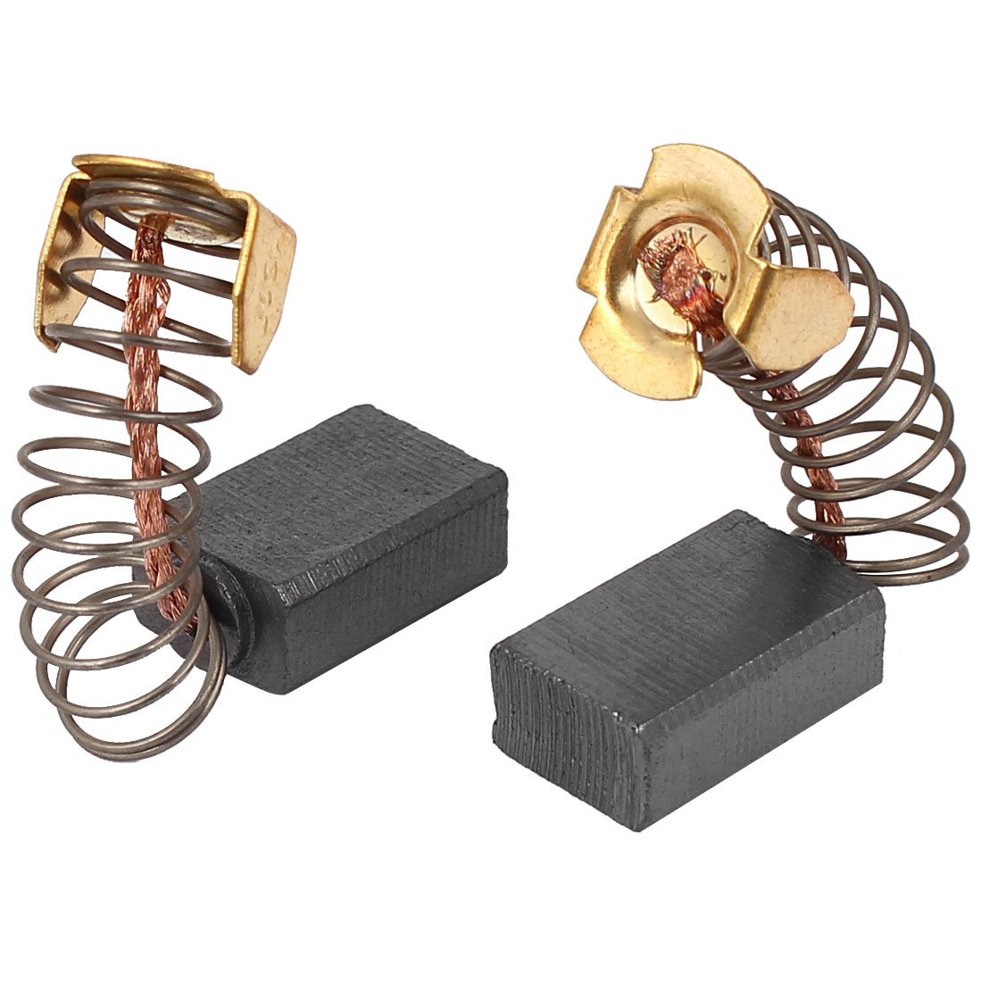 Sourcingmap 2 Pcs Motor Carbon Brushes 15mm x 10mm x 6mm for Electrical Motor