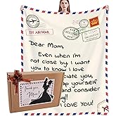 Gifts for Mom - Soft Cozy Throw Blanket for Mothers Day, Birthday, Christmas from Daughter Son - Perfect Presents for Moms (60''×50'')