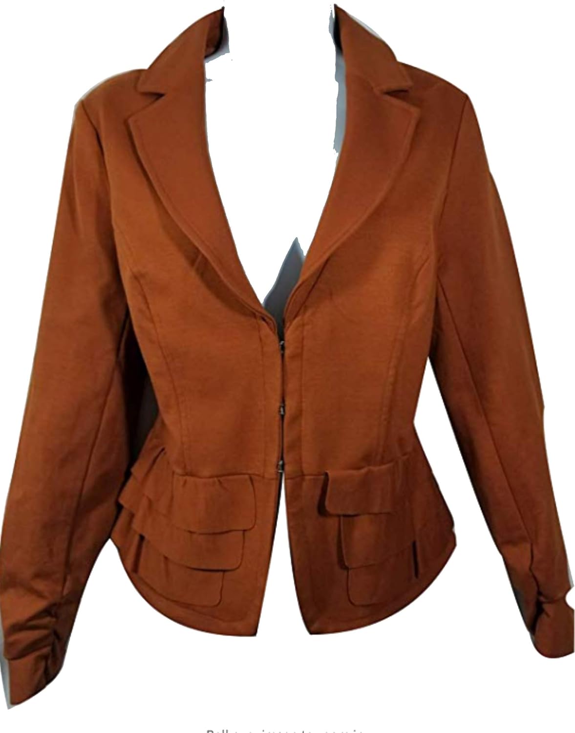 INC International Concepts Women's Size M Burnt Orange Blazer Jacket Career at Amazon Womenâs 