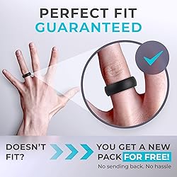 ThunderFit Men's Air Groove 7.8mm Wide 1.8mm Thick