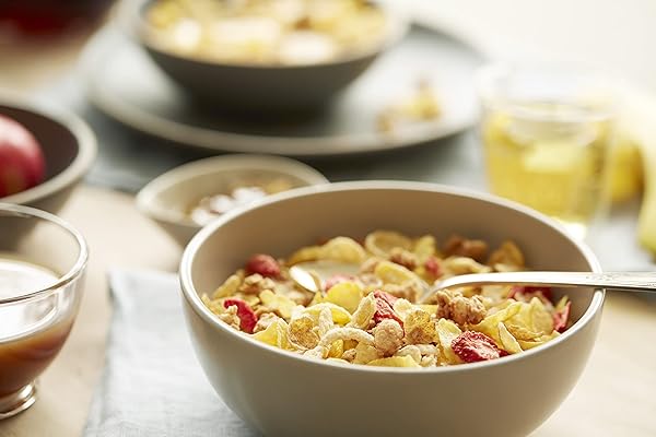 POST HONEY BUNCHES OF OATS WITH STRAWBERRIES BREAKFAST CEREAL, STRAWBERRY CEREAL WITH OATS AND GRANOLA CLUSTERS, 16.5 OZ BOX