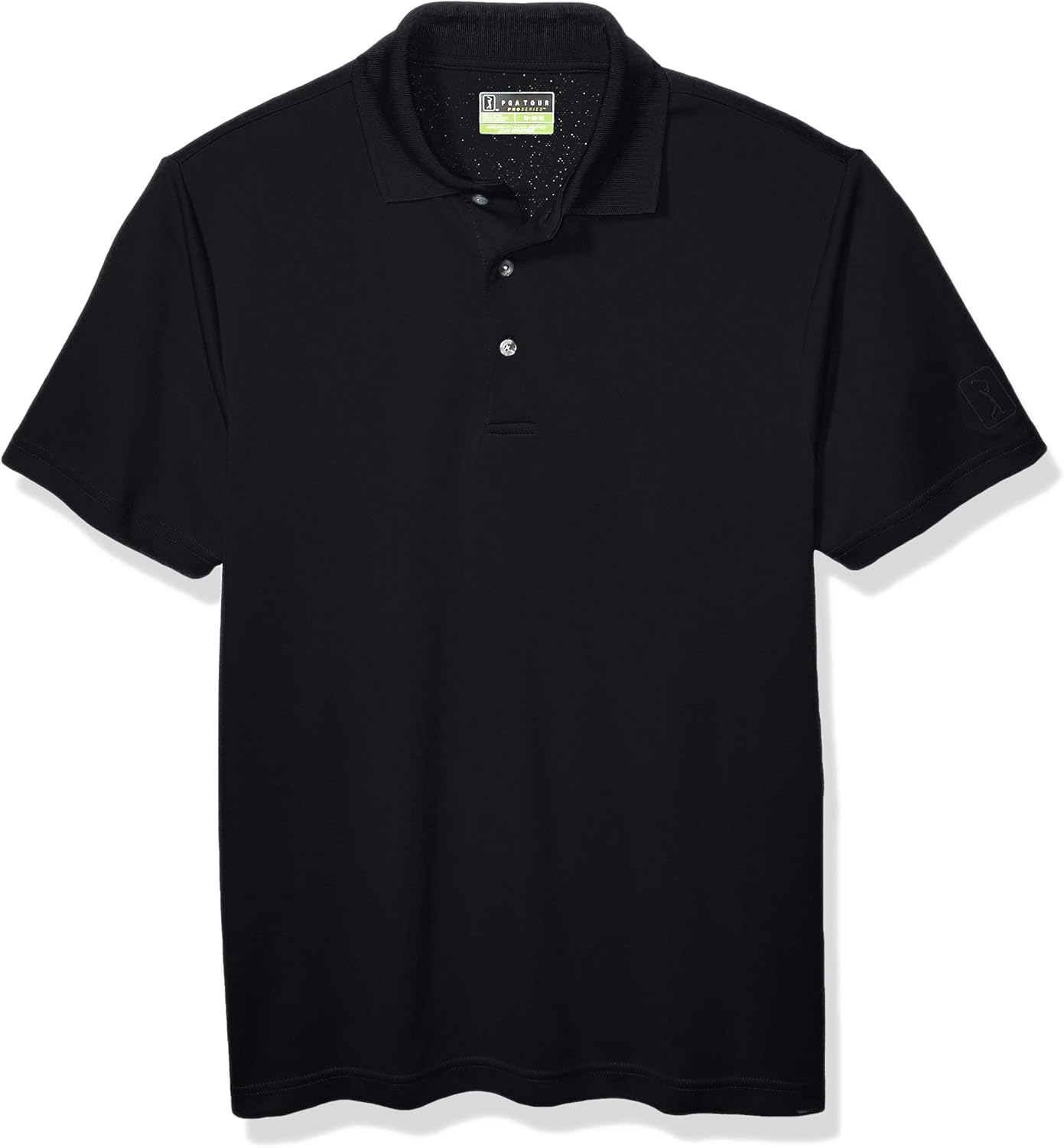 PGA TOUR Men's Airflux Short Sleeve Solid Polo-Shirts at  Men’s Clothing store